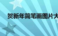 贺新年简笔画图片大全（贺新年简笔画）