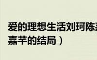 爱的理想生活刘珂陈嘉（爱的理想生活刘柯和嘉芊的结局）