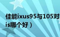 佳能ixus95与105对比（佳能ixus95is和115is哪个好）