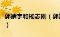 郭靖宇和杨志刚（郭靖宇杨志刚巍子什么关系）