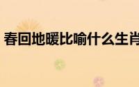春回地暖比喻什么生肖（春回地暖是解什么）