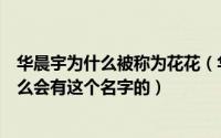 华晨宇为什么被称为花花（华晨宇被大家叫做“花花”为什么会有这个名字的）