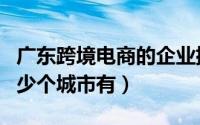广东跨境电商的企业排名（广东跨境电商有多少个城市有）