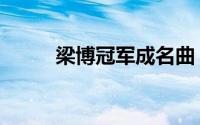 梁博冠军成名曲（梁博夺冠歌曲）
