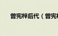 曾宪梓后代（曾宪梓是曾国藩后人吗）
