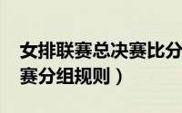 女排联赛总决赛比分（2022年女排联赛总决赛分组规则）