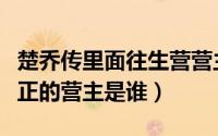楚乔传里面往生营营主是谁（楚乔传往生营真正的营主是谁）