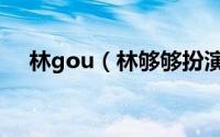林gou（林够够扮演者是程皓的儿子吗）