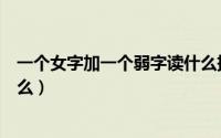 一个女字加一个弱字读什么拼音（一个女字加一个弱字读什么）