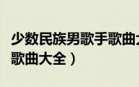 少数民族男歌手歌曲大全集（少数民族男歌手歌曲大全）