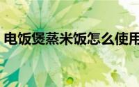 电饭煲蒸米饭怎么使用（电饭锅煮粥要多久）