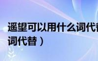 遥望可以用什么词代替词语（遥望可以用什么词代替）