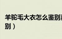 羊驼毛大衣怎么鉴别真伪（羊驼毛大衣怎么鉴别）