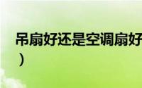 吊扇好还是空调扇好?（吊扇好还是空调扇好）