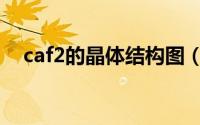 caf2的晶体结构图（caf2的晶胞结构图）