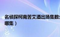 名侦探柯南苦艾酒出场集数全集（柯南苦艾酒出场集数都有哪集）