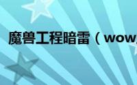 魔兽工程暗雷（wow工程暗抗饰品有哪些）