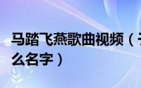 马踏飞燕歌曲视频（于荣光演的马踏飞燕叫什么名字）