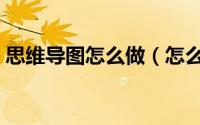 思维导图怎么做（怎么做万花筒不用玻璃片）