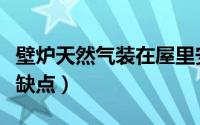 壁炉天然气装在屋里安全吗（天然气壁炉的优缺点）
