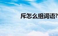 斥怎么组词语?（斥怎么组词）