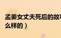 孟姜女丈夫死后的故事（孟姜女丈夫尸体是什么样的）