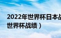 2022年世界杯日本战绩（日本和韩国的历届世界杯战绩）