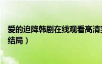 爱的迫降韩剧在线观看高清完整版（爱的迫降电视连续剧大结局）