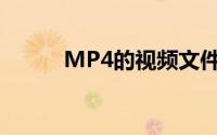 MP4的视频文件通用格式是什么