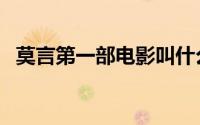 莫言第一部电影叫什么（莫言第一部电影）