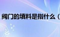 阀门的填料是指什么（阀门填料函什么意思）