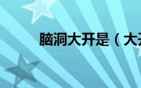 脑洞大开是（大开脑洞什么意思）