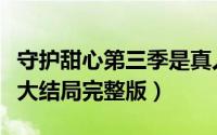 守护甜心第三季是真人的吗（守护甜心第三季大结局完整版）