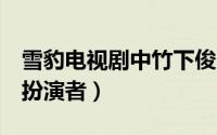 雪豹电视剧中竹下俊的扮演者（雪豹2竹下俊扮演者）