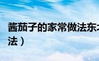 酱茄子的家常做法东北（东北炖兔肉的正宗做法）