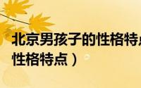 北京男孩子的性格特点有哪些（北京男孩子的性格特点）