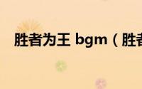 胜者为王 bgm（胜者为王张智霖片尾曲）