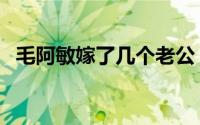 毛阿敏嫁了几个老公（毛阿敏结过几次婚）