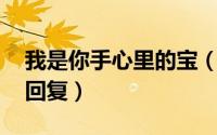 我是你手心里的宝（你是我手心宝,下句怎么回复）