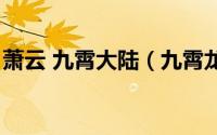 萧云 九霄大陆（九霄龙帅萧辰渊思雨大结局）