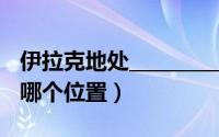伊拉克地处_______________（伊拉克在地图的哪个位置）