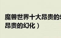 魔兽世界十大昂贵的幻化武器（魔兽世界十大昂贵的幻化）