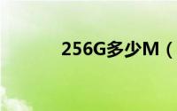 256G多少M（256g多少mb）