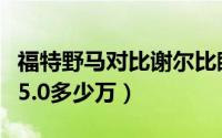 福特野马对比谢尔比眼镜蛇（福特野马眼镜蛇5.0多少万）