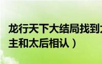龙行天下大结局找到太后（龙行天下大结局国主和太后相认）