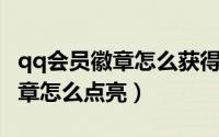 qq会员徽章怎么获得的（QQ会员里的各种徽章怎么点亮）