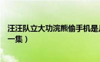汪汪队立大功浣熊偷手机是几集（汪汪队小浣熊偷手机是哪一集）