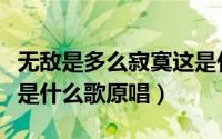 无敌是多么寂寞这是什么歌（无敌是多么寂寞是什么歌原唱）