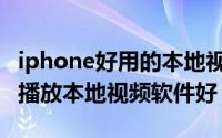 iphone好用的本地视频播放器（iphone哪些播放本地视频软件好）