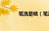 笔洗是啥（笔洗的正确方法）